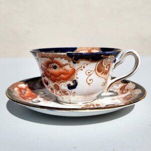 Alfred B Pearce & Co Antique English Bone China Tea Cup Saucer Set Vintage Plate
